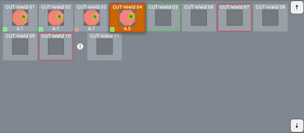 Joint List as Grid with Captions