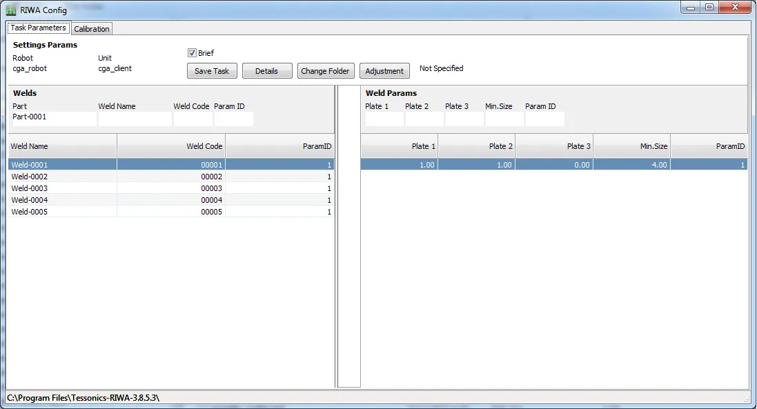 RIWA Config