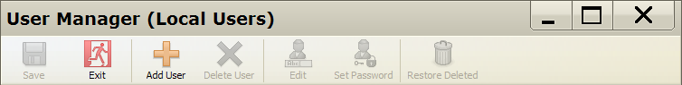 Editing local users – RSWA Unit