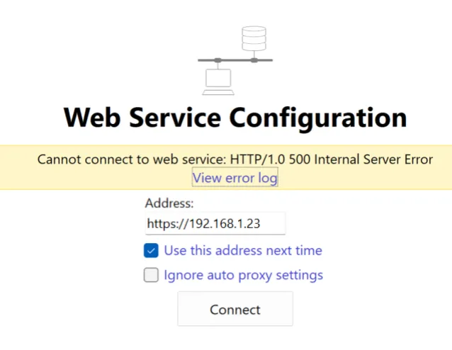 Internal Server Error
