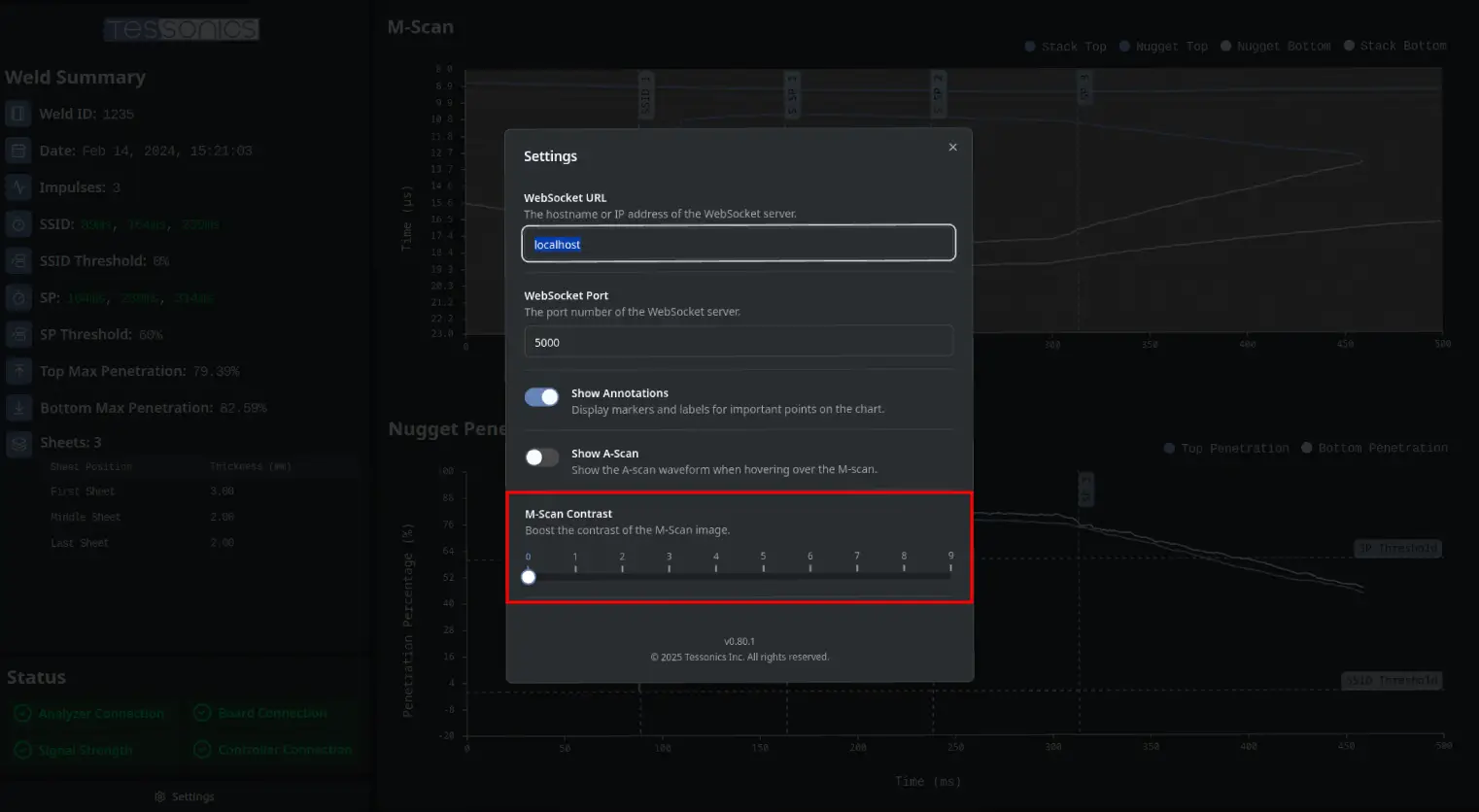 M-Scan Booster Setting